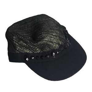 Black Gemstone Cap KMART